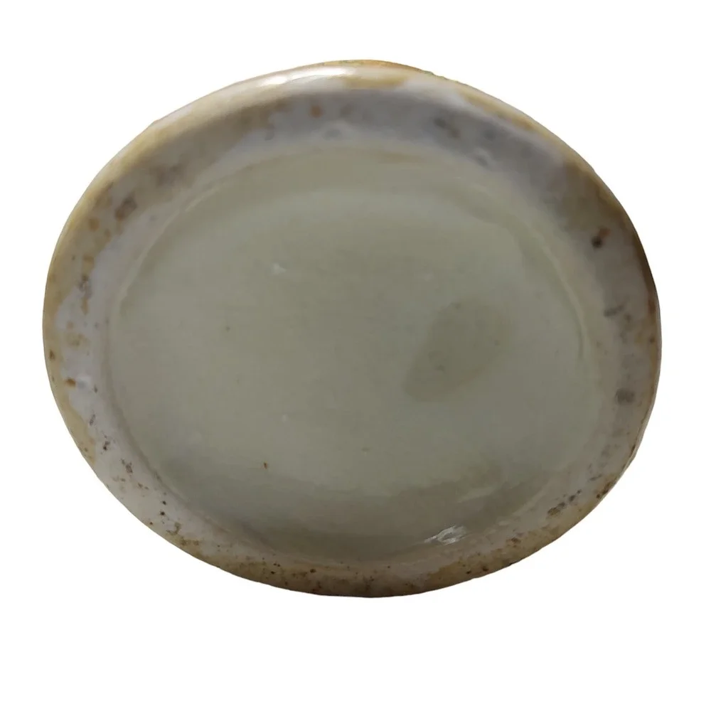 Vintage‎ Japanese Floral Porcelain Vase in Satsuma Style with Detailed Moriage